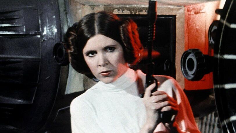 In den Filmen der "Star Wars"-Reihe war Carrie Fisher als Prinzessin Leia zu sehen. Im Dezember 2016 verstarb die Schauspielerin überraschend.