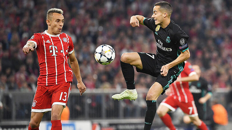 RAFINHA, NOTE 5: Für den angeschlagenen Alaba (Oberschenkel) in der Startelf und lange mit einem soliden Auftritt. Bis zum Blackout in der 57. Minute. Sein Katastrophen-Fehlpass schenkte Real das 2:1.