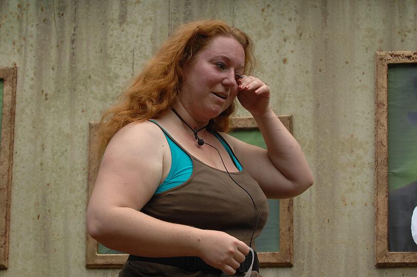 Raus: Rebecca muss das Dschungelcamp verlassen.