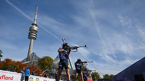 Biathlon an historischer Olympia-St&auml;tte.