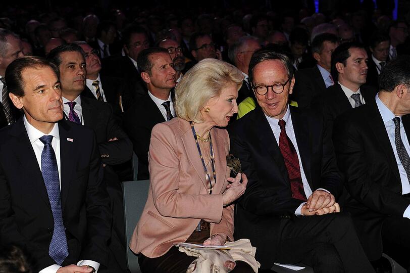 Maria Elisabeth Schaeffler plauscht mit Ex-Minister Matthias Wissmann.