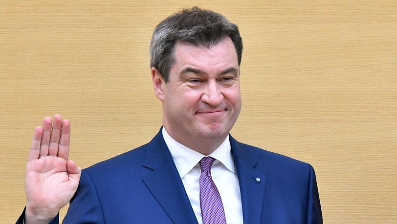 CSU-Chef Markus Söder ist erneut als bayerischer Ministerpräsident gewählt worden. CSU-Chef Markus Söder ist erneut als bayerischer Ministerpräsident gewählt worden.