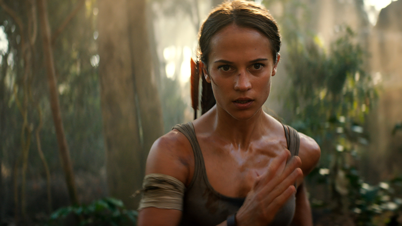 Rennt, springt, kämpftt: Alicia Vikander als Lara Croft.