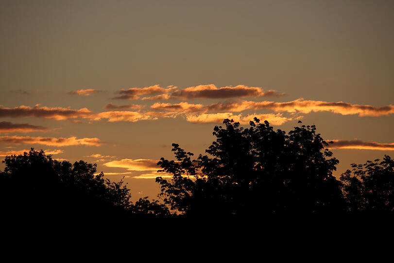 Kurz vor Sonnenaufgang: Was für eine Morgenstimmung!