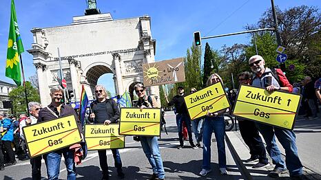 "Erneuerbare Energien verteidigen" war das Motto einer der Demonstrationen.