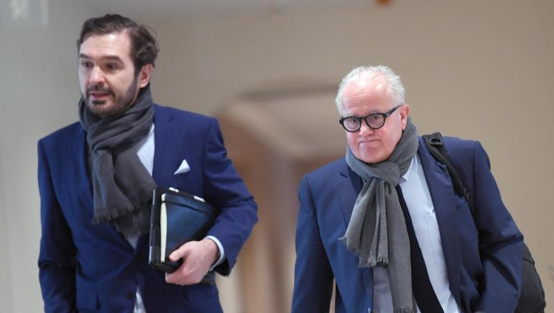 Zwischen DFB-Boss Fritz Keller (r) und Friedrich Curtius gibt es Unstimmigkeiten.