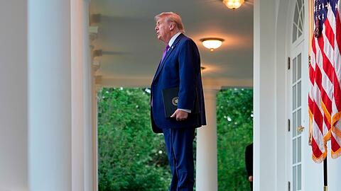 Trump hat sich mit der Justiz geeinigt und eine Klage fallengelassen (Archivbild).