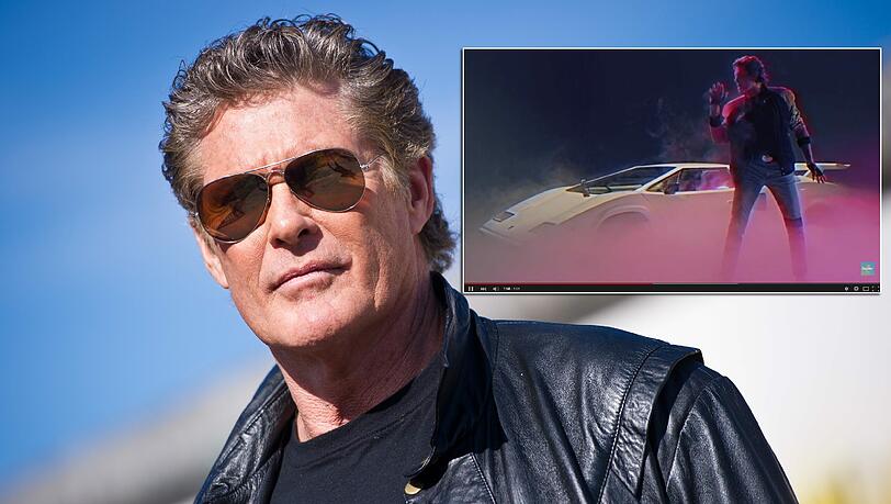 Bleibt dem Retro-Stil der 80er treu: David Hasselhoff Bleibt dem Retro-Stil der 80er treu: David Hasselhoff