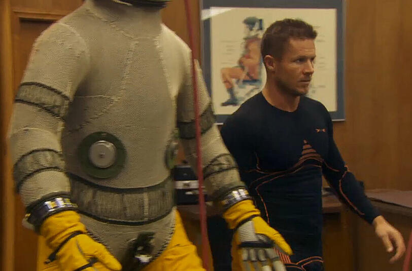 Grüße aus dem All: Extremsportler Felix Baumgartner.
