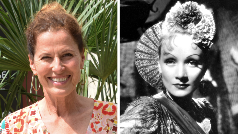Heidrun Gärtner kennt man eigentlich aus "Dahoam is Dahaom" des Bayerischen Rundfunks. Jetzt verwandelt sie sich für einen Bühnenauftritt in Hollywood-Ikone Marlene Dietrich.