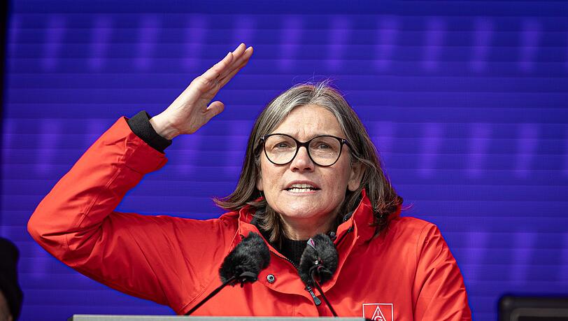 IG-Metall-Chefin Benner verlangt von den Betrieben Investitionen. (Archivbild)