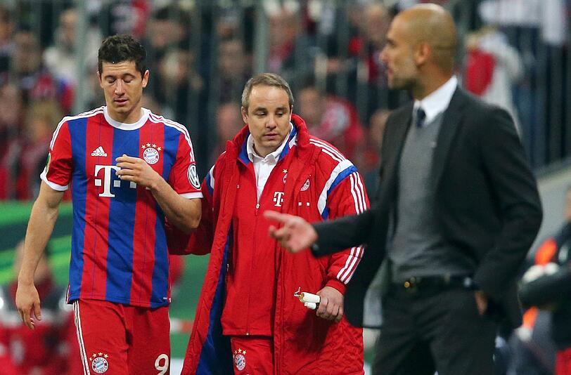 FCB-Trainer Pep Guardiola scheint mit dem neuen Bayern-Arzt aneinander geraten zu sein.