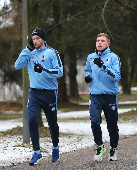 Kraftraum und Lauftraining anstelle von "echtem" Fußballtraining auf dem Rasen: Neu-Löwe Maximilian Beister und Kollegen konnten am Sonntag nicht auf dem Platz trainieren.