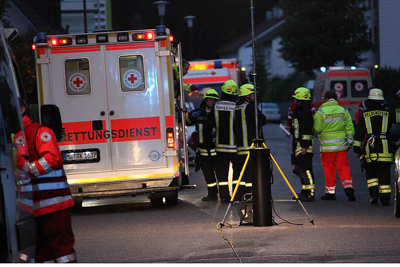 Die Bilder vom Feuerwehreinsatz in Waldkraiburg.