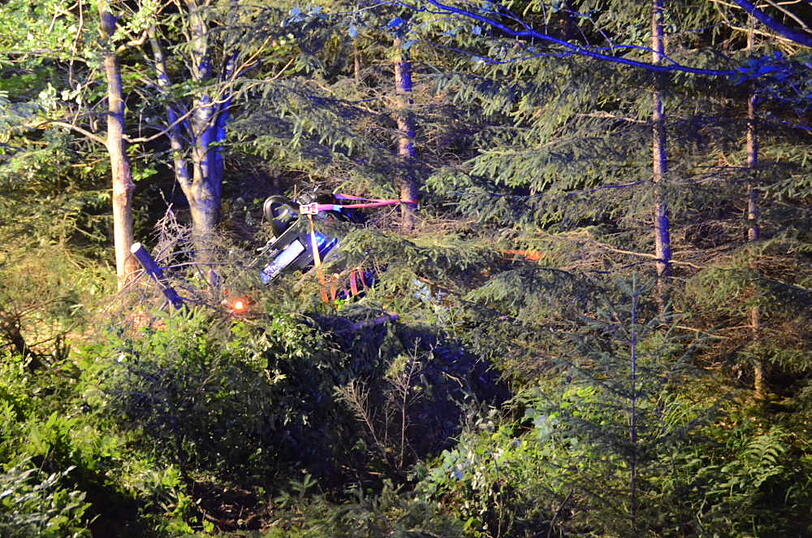 Tödlicher Unfall bei Mühldorf am Inn - die Bilder