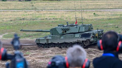 Ein Kampfpanzer vom Typ Leopard 1.