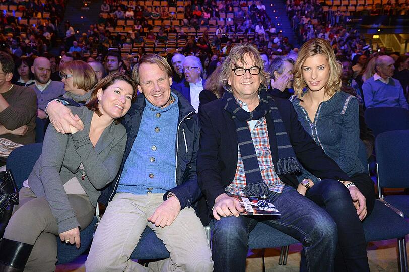 Markus Wasmeier mit Frau Brigitte, Martin Krug mit Freundin Julia Trainer