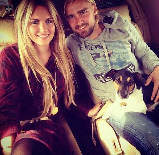 BVB: Marcel Schmelzer mit seiner Frau Jennifer