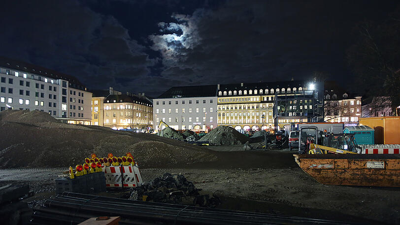 Der Marienhof in der Münchner Altstadt.