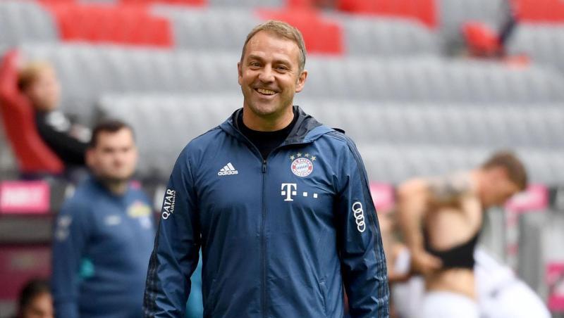 Wurde von der Übergangslösung zum Meister-Coach: Bayern-Trainer Hansi Flick. Wurde von der Übergangslösung zum Meister-Coach: Bayern-Trainer Hansi Flick.