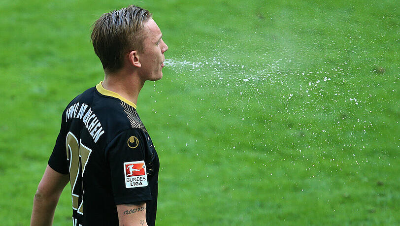 Zurück im Mannschaftstraining: Marius Wolf Zurück im Mannschaftstraining: Marius Wolf