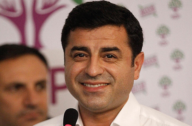 Selahattin Demirtas, Chef der pro-kurdischen Oppositionspartei HDP: "Wir haben zur PKK überhaupt keine Beziehungen".
