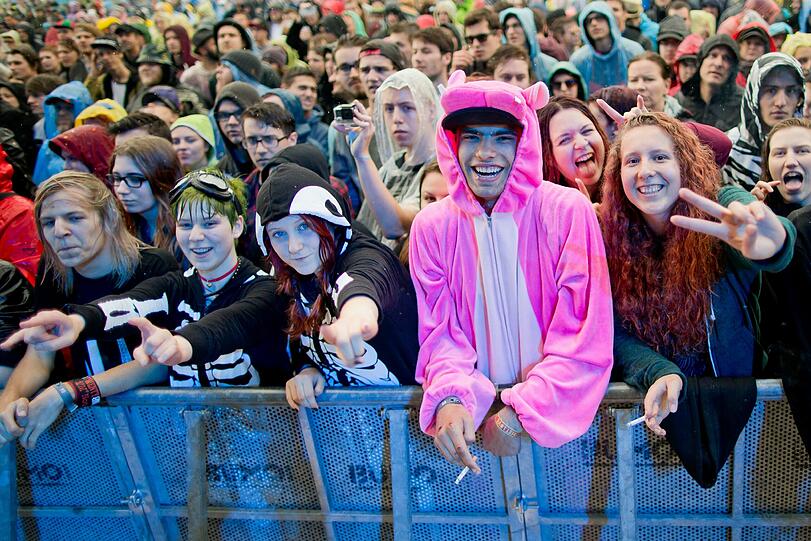 Die Bilder vom ersten Tag des Festivals Rock im Park 2016 in Nürnberg.