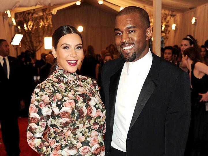 Kim Kardashian und ihr Verlobter, Kanye West, auf einer Gala in New York