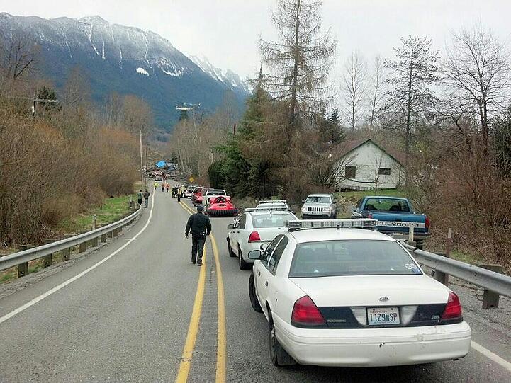 Weitere Bilder vom Erdrutsch in Oso, USA.