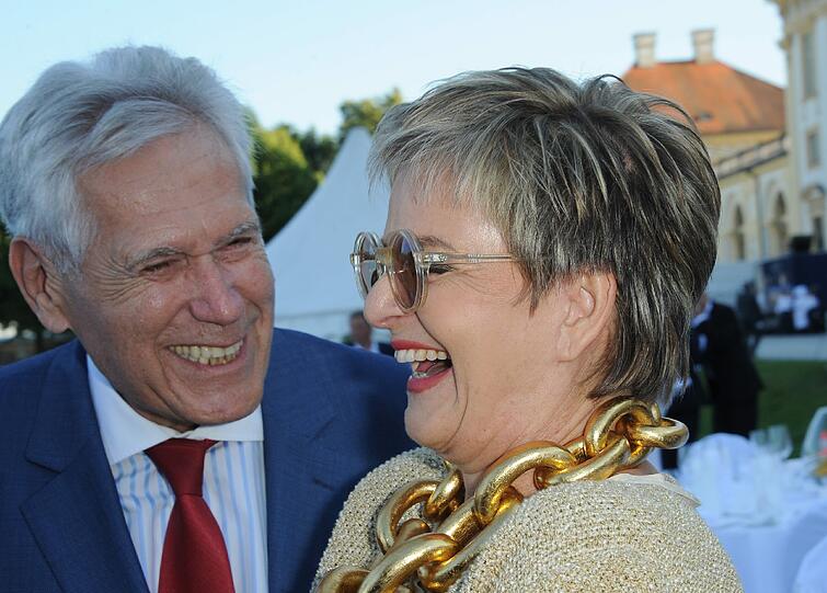Michael Glos (früherer Bundeswirtschaftsminister) und Fürstin Gloria von Thurn und Taxis