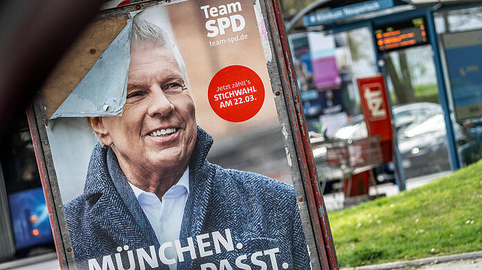 Ein Wahlplakat Dieter Reiters.