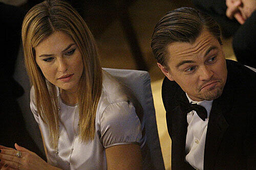 Bar Refaeli und Leonardo DiCaprio bei der Berlinale