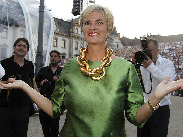 Gloria von Thurn und Taxis ist eine regelmäßige Kirchengängerin