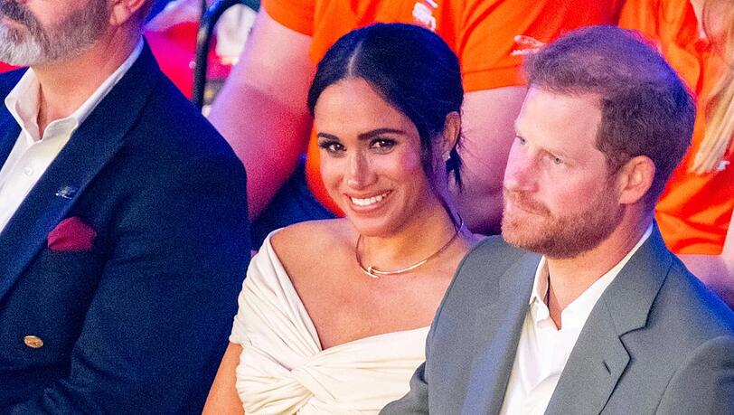 Herzogin Meghan und Prinz Harry bei einer Veranstaltung.