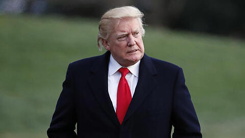 US-Präsident Donald Trump geht in Washington, USA, zum Weißen Haus, nachdem er von einem Trip Nach Mar-a-Lago in Florida zurückgekehrt war.