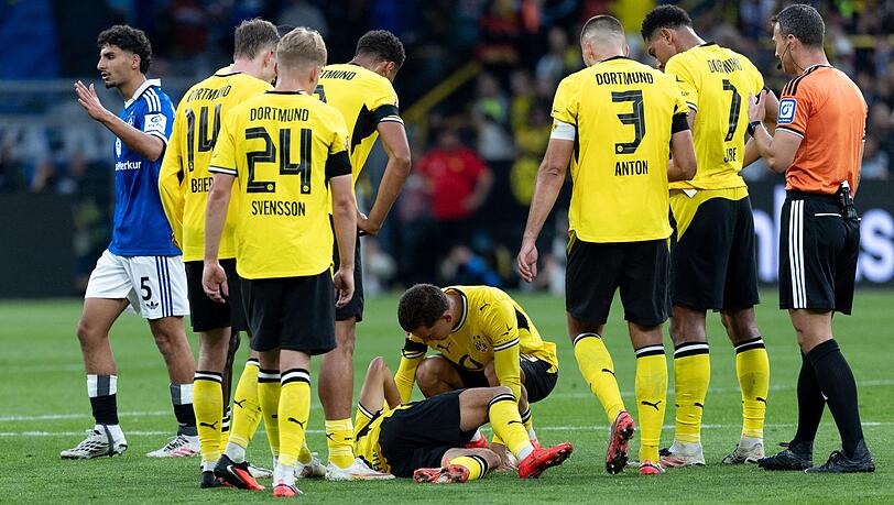 Dortmunds Giannis Konstantelias hat sich einen Kreuzbandriss zugezogen. Dortmunds Giannis Konstantelias hat sich einen Kreuzbandriss zugezogen.