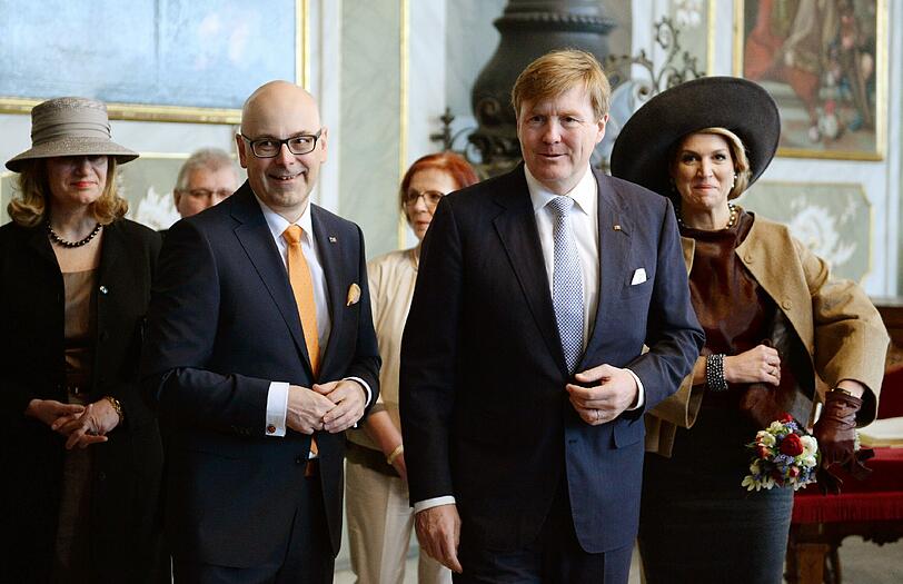 Königin Máxima und König Willem-Alexander der Niederlande in Lübeck
