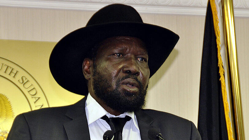Der südsudanesische Präsident Salva Kiir. Der südsudanesische Präsident Salva Kiir.