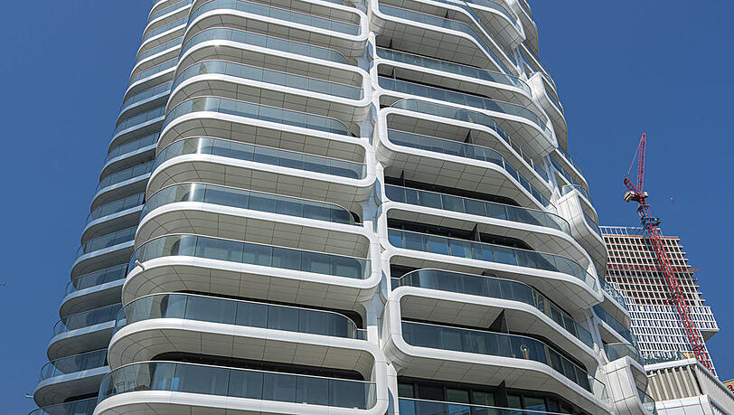 Luxus-Wohnungen für Anleger sind in dem Turm entstanden. Luxus-Wohnungen für Anleger sind in dem Turm entstanden.