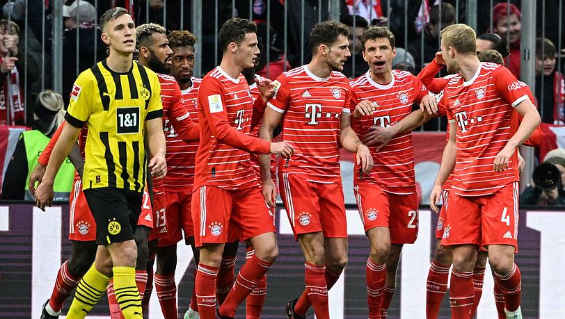Die Bayern zeigten dem BVB die Grenzen auf.