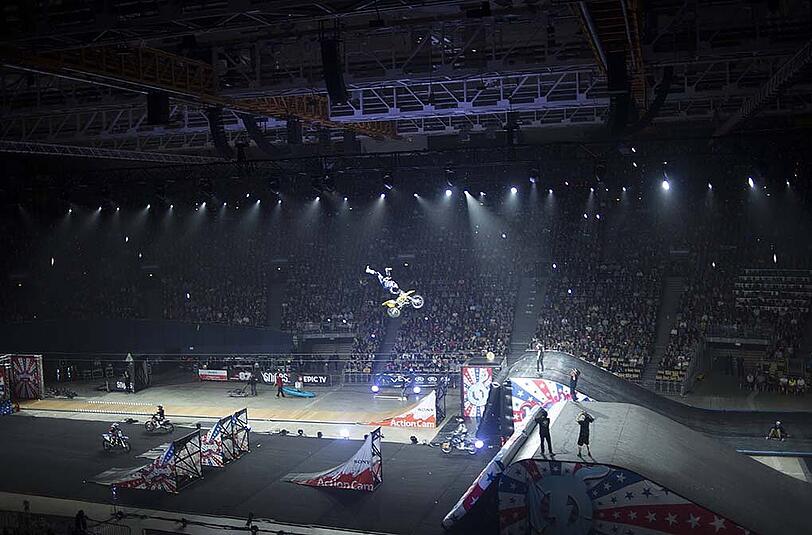 Laut, schnell, gefährlich - der Nitro Circus in der Olympiahalle