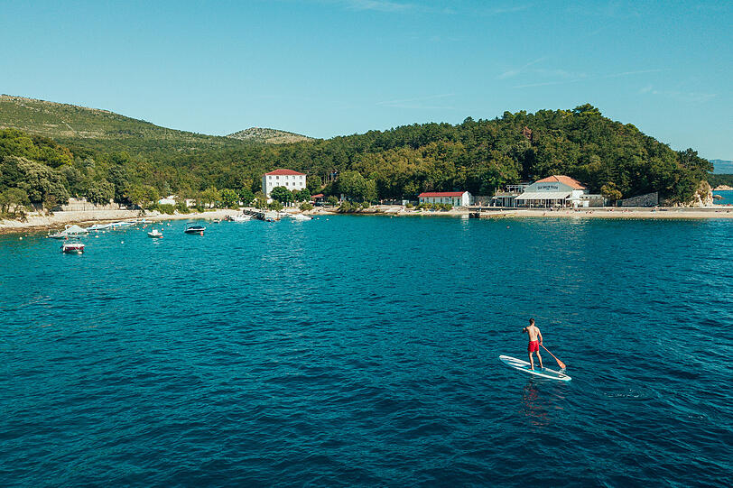 Das Stand-Up-Paddling ist hier auch mehr als beliebt.