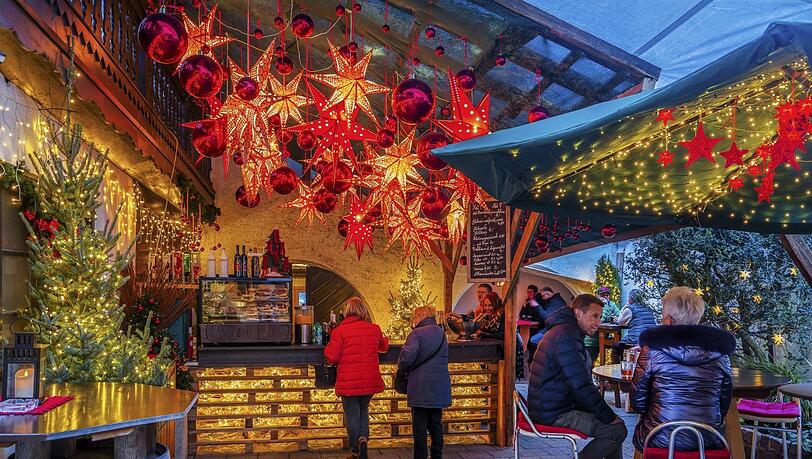 Roter Altstadtzauber in Bad Tölz. Roter Altstadtzauber in Bad Tölz.