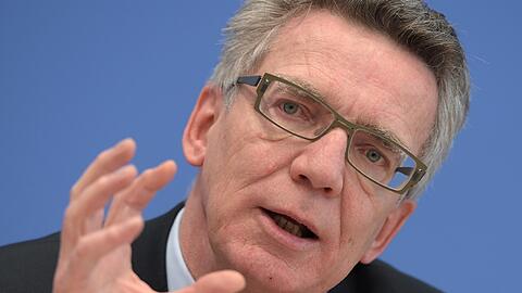Bundesinnenminister Thomas de Maiziere. Sehen Sie hier seine umstrittenen Pläne für mehr Sicherheit.