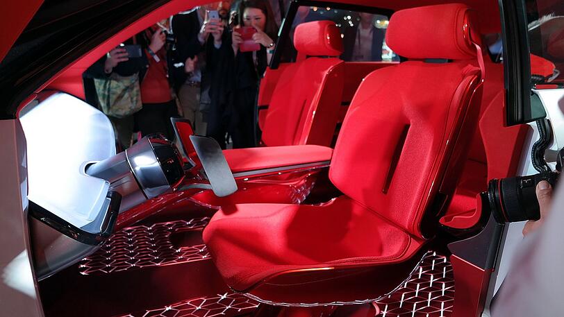 Mut zur Farbe: das Interieur der Kia-Studie HabaNiro.
