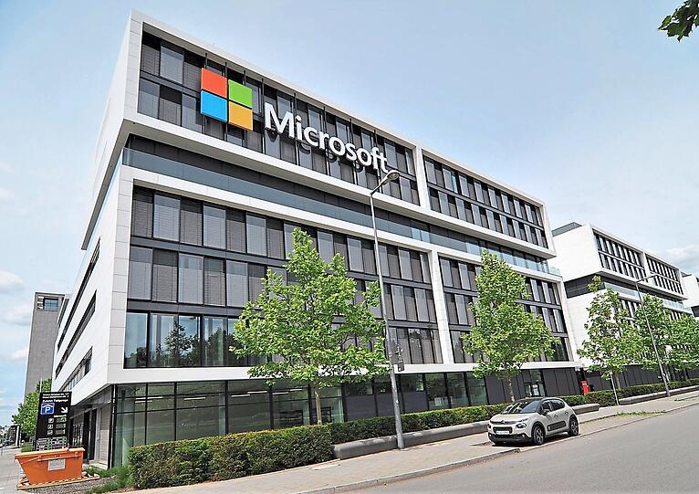 Die Deutschlandzentrale von Microsoft hat ihren Sitz in München, in der Walter-Gropius-Straße.