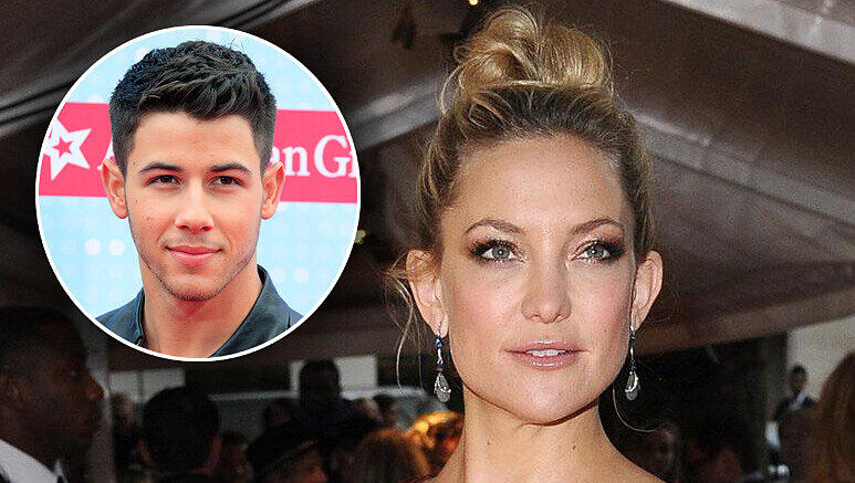 Kate Hudson soll ein Auge auf den jungen Sänger Nick Jonas geworfen haben Kate Hudson soll ein Auge auf den jungen Sänger Nick Jonas geworfen haben