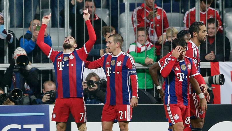 Ribéry nach seinem Treffer zum zwischenzeitlichen 1:0 für den FC Bayern.