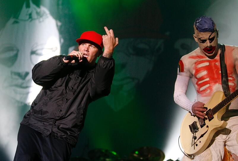 Fred Durst rockt am Dienstag mit seiner Rap-Rock-Band "Limp Bizkit" das Tollwood-Festival.