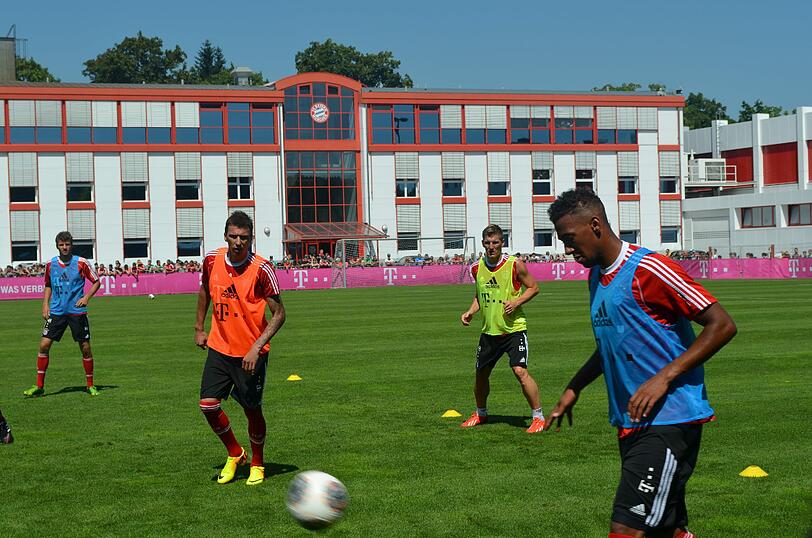 Die weiteren Bilder vom Mittwochstraining an der Säbener Straße.